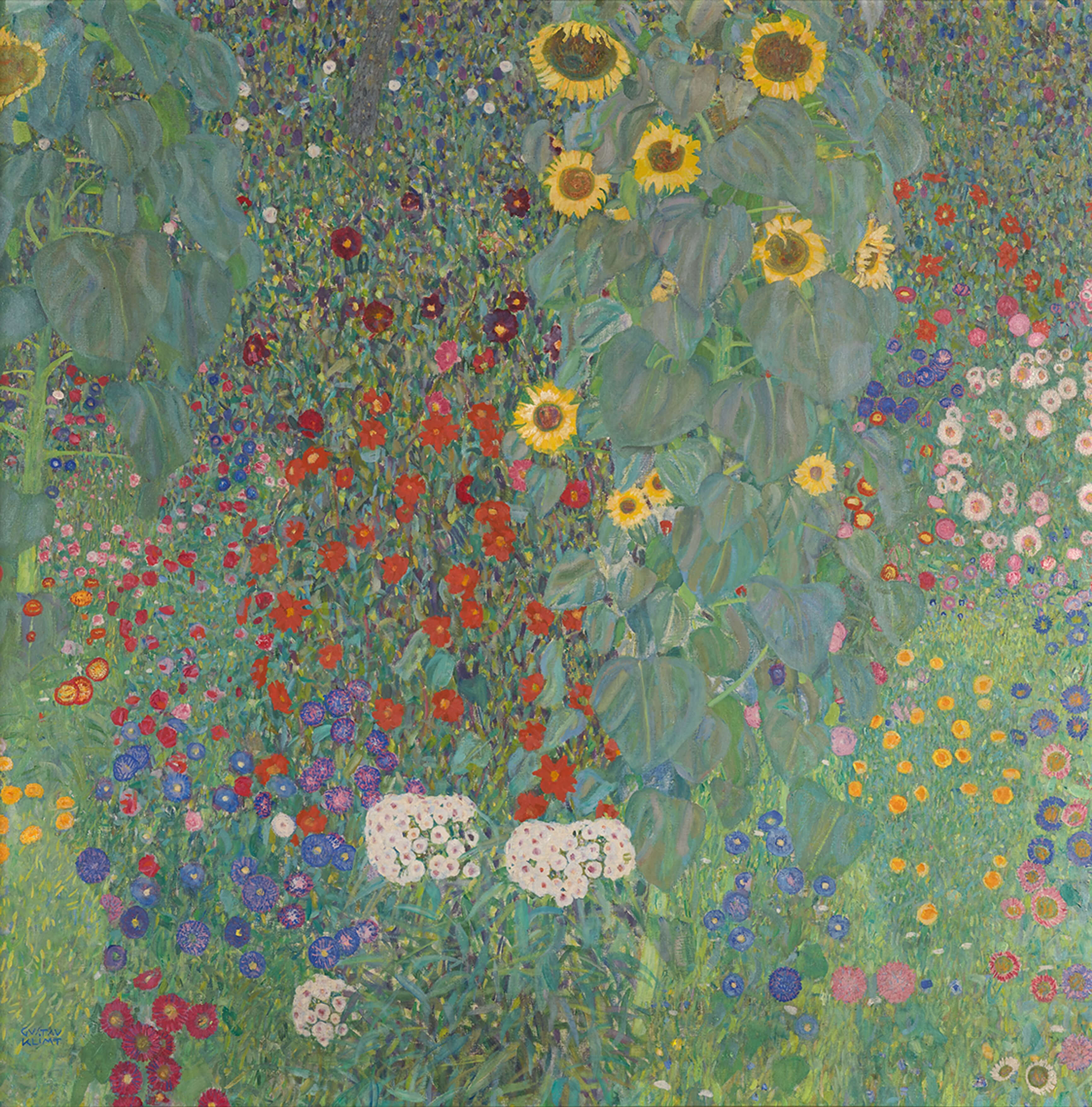 Bauerngarten mit Sonnenblumen - Gustav Klimt - Image 3