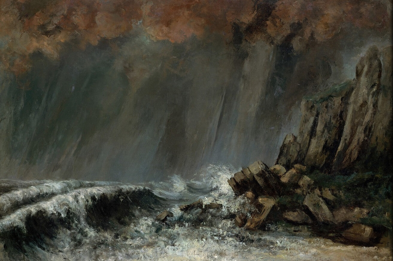 Das stürmische Meer - Gustave Courbet - Image 3