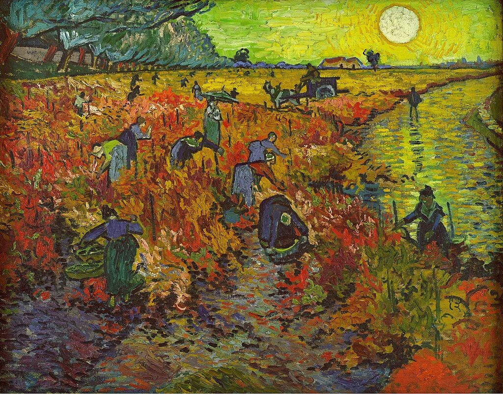 Der rote Weinberg - Vincent Van Gogh - Image 3