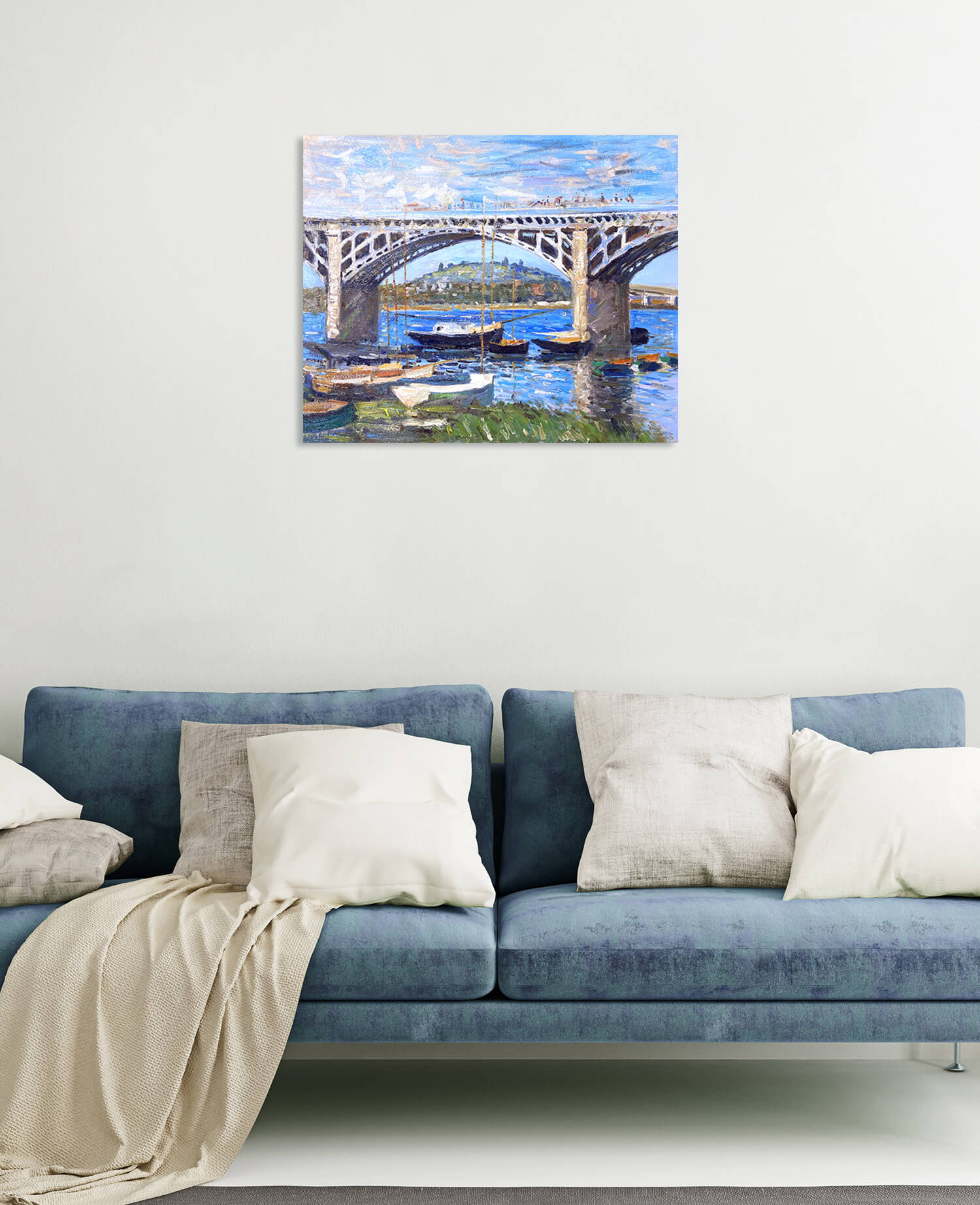 Die Brücke über die Seine in Argenteuil - Claude Monet - Image 9