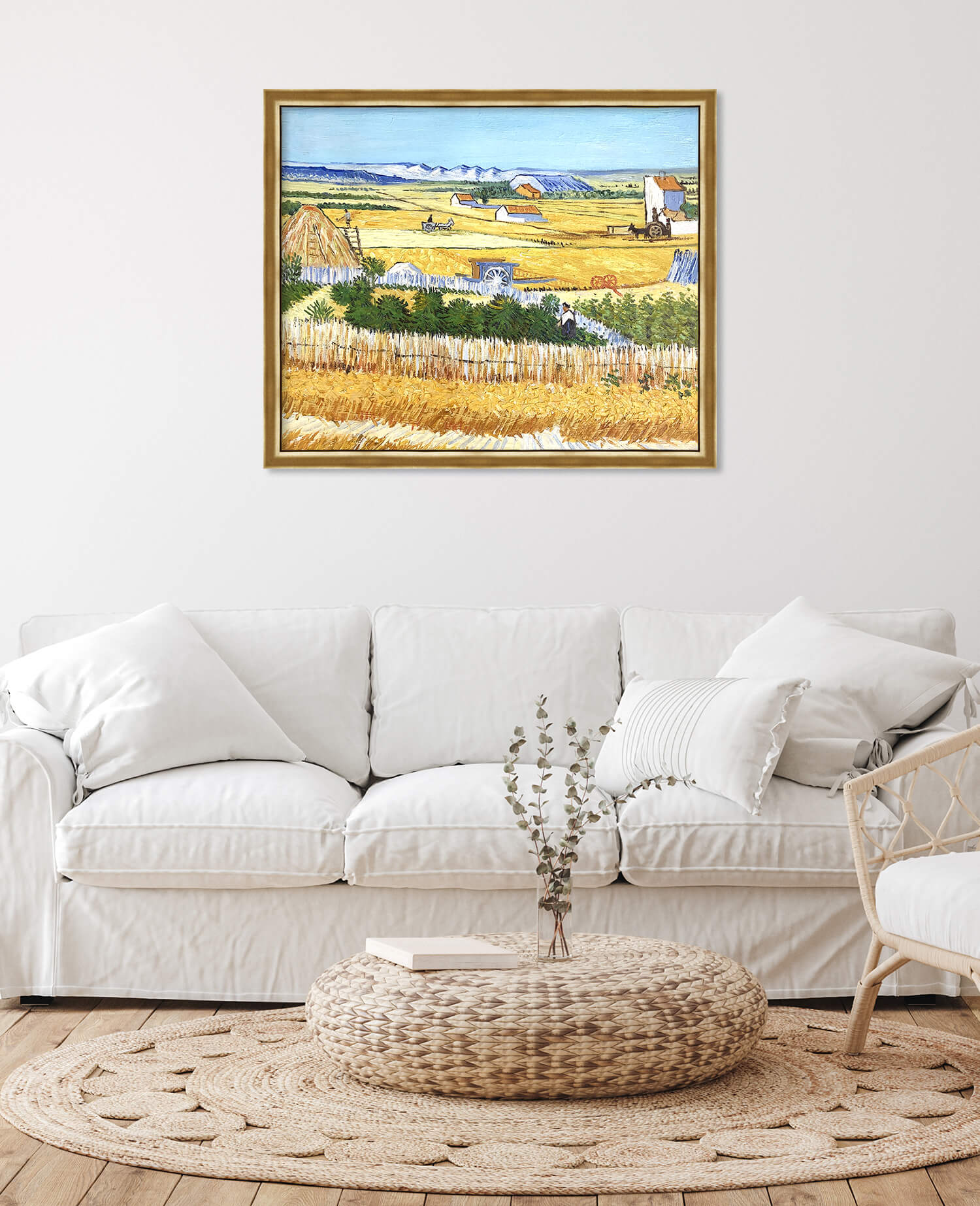 Die Ernte in La Crau, mit Montmajour im Hintergrund - Vincent Van Gogh - Image 25