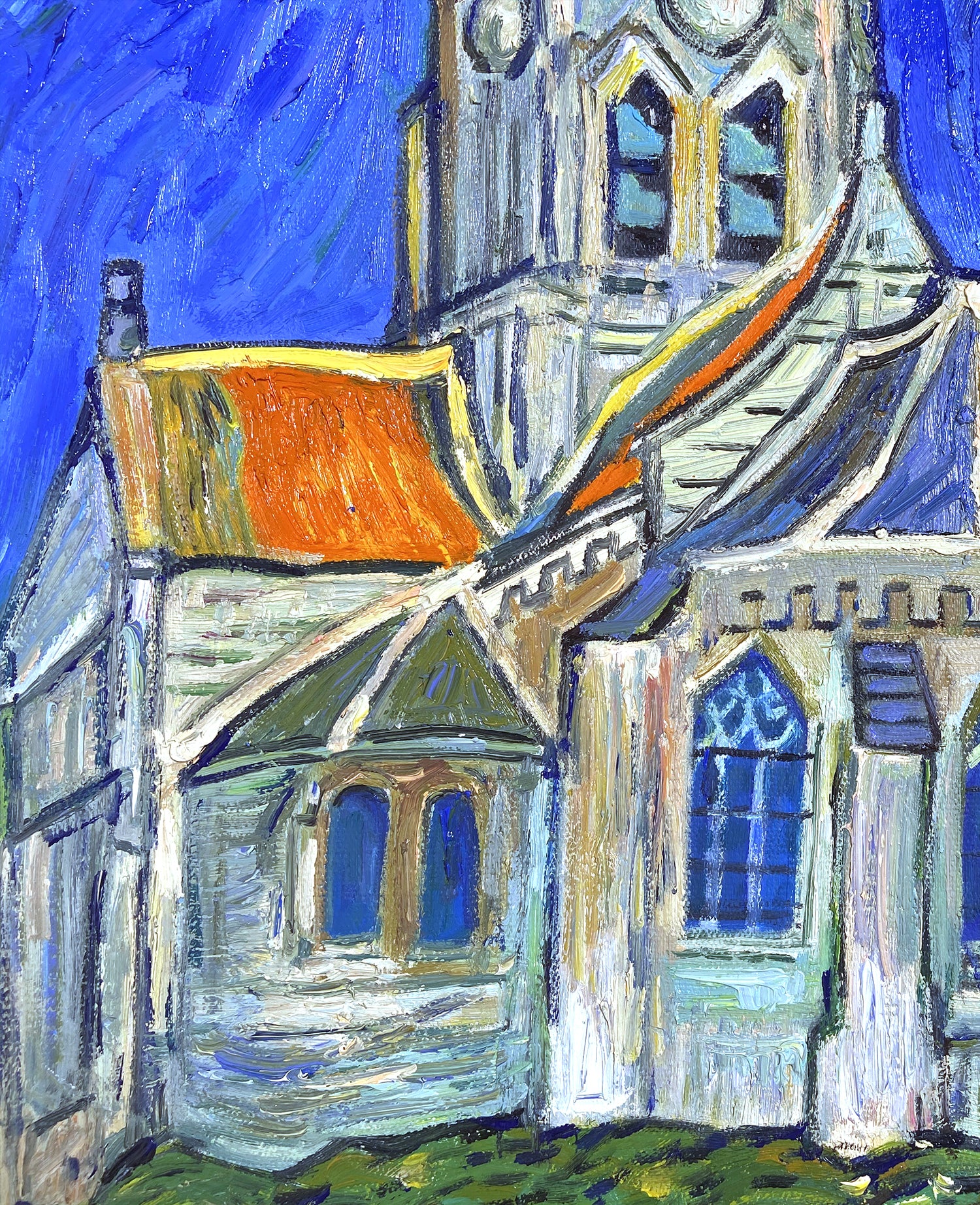 Die Kirche von Auvers-sur-Oise - Vincent Van Gogh - Image 6