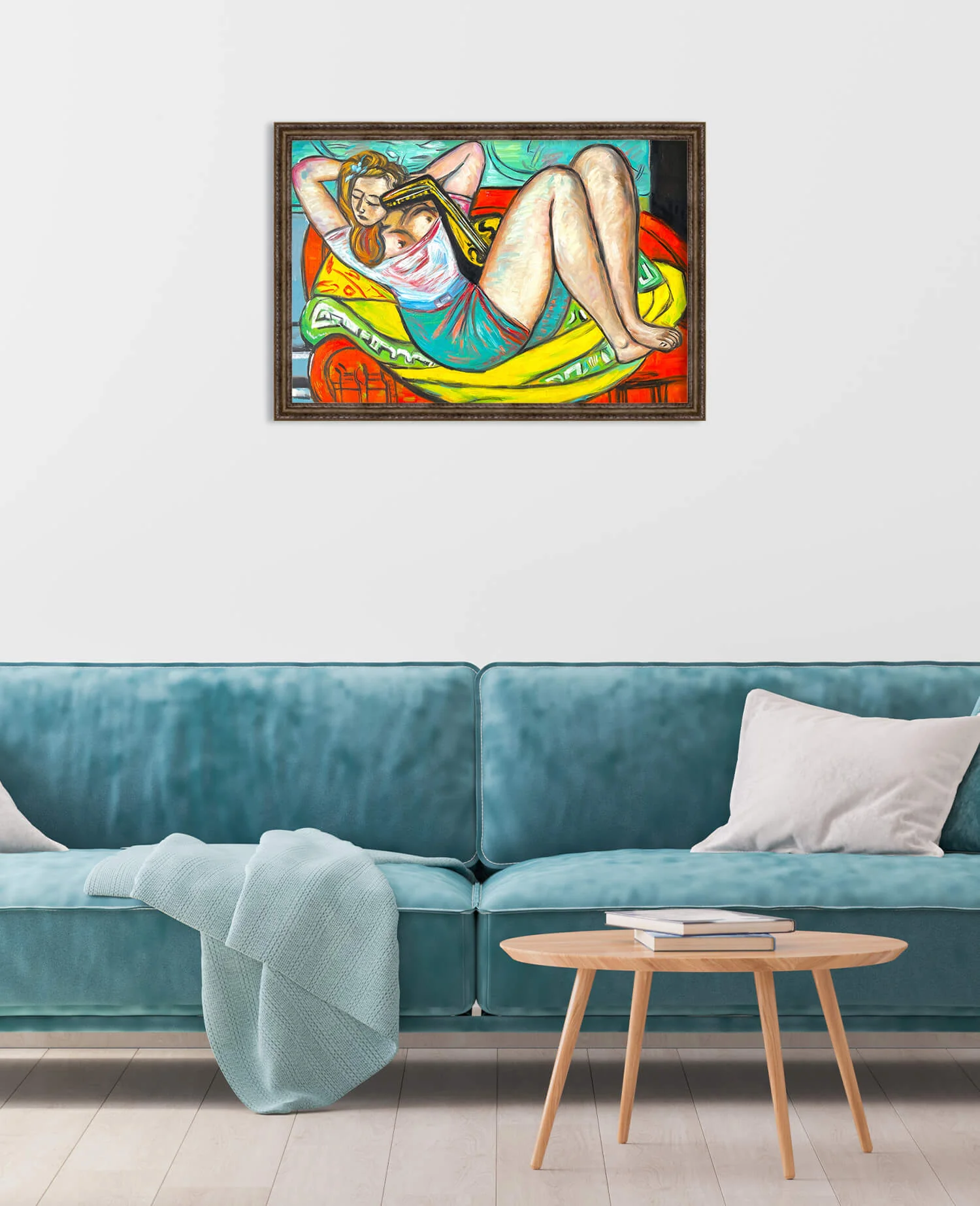 Frau mit Mandoline in Gelb und Rot - Max Beckmann - Image 21