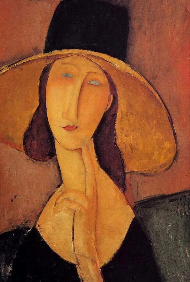 Jeanne Hébuterne mit großem Hut - Amedeo Modigliani - Image 3