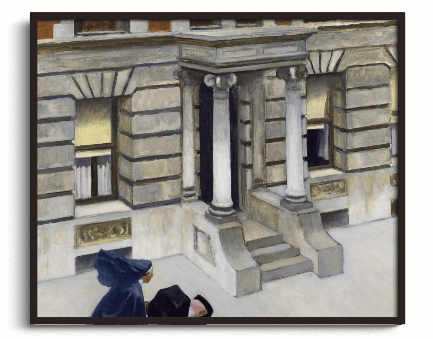 New York Pavements - Edward Hopper