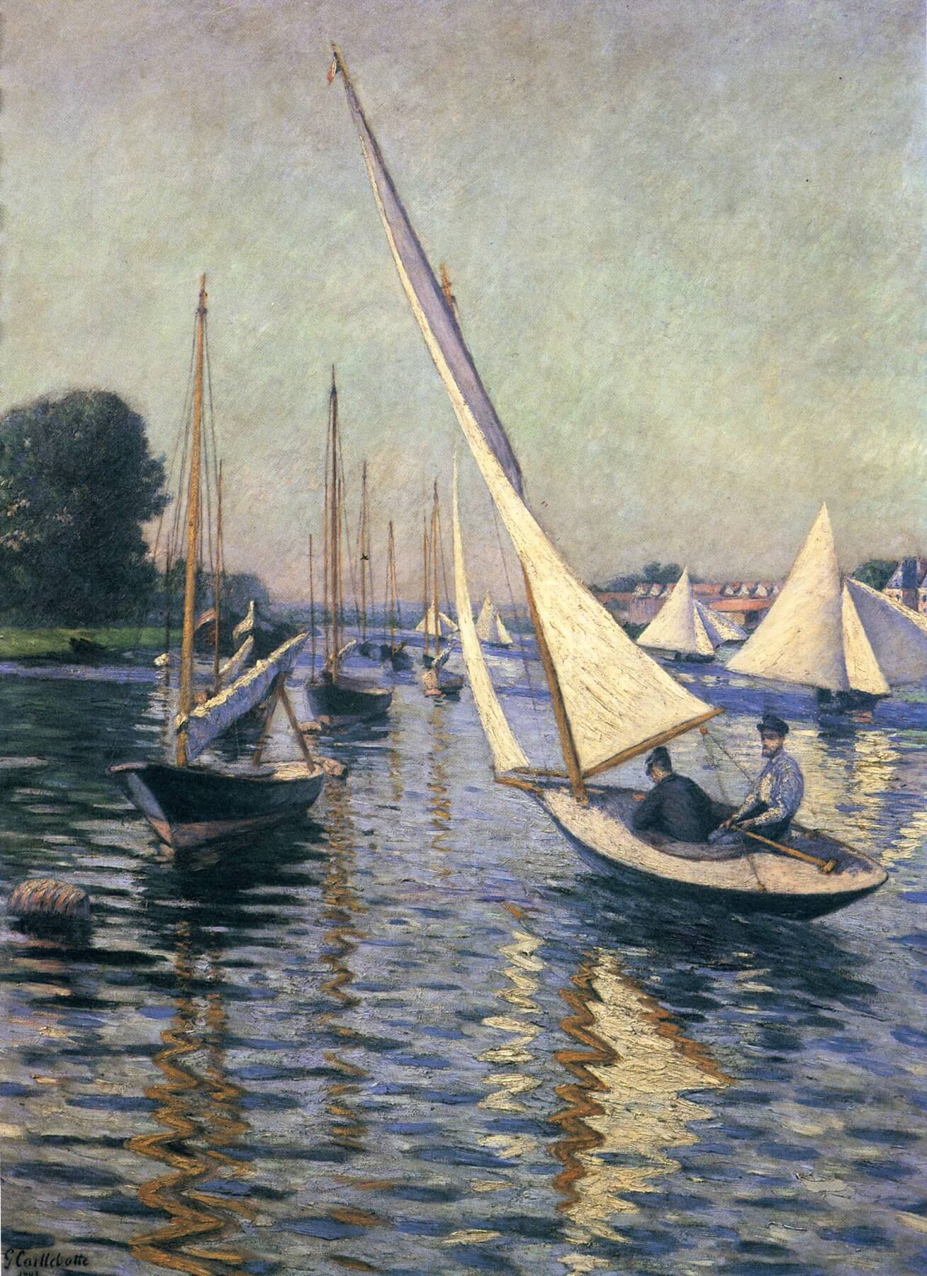Regatten in Argenteuil - Gustave Caillebotte - Image 3