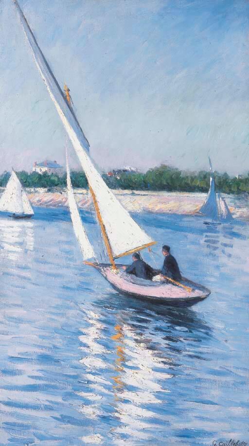 Segelboote auf der Seine bei Argenteuil - Gustave Caillebotte - Image 3