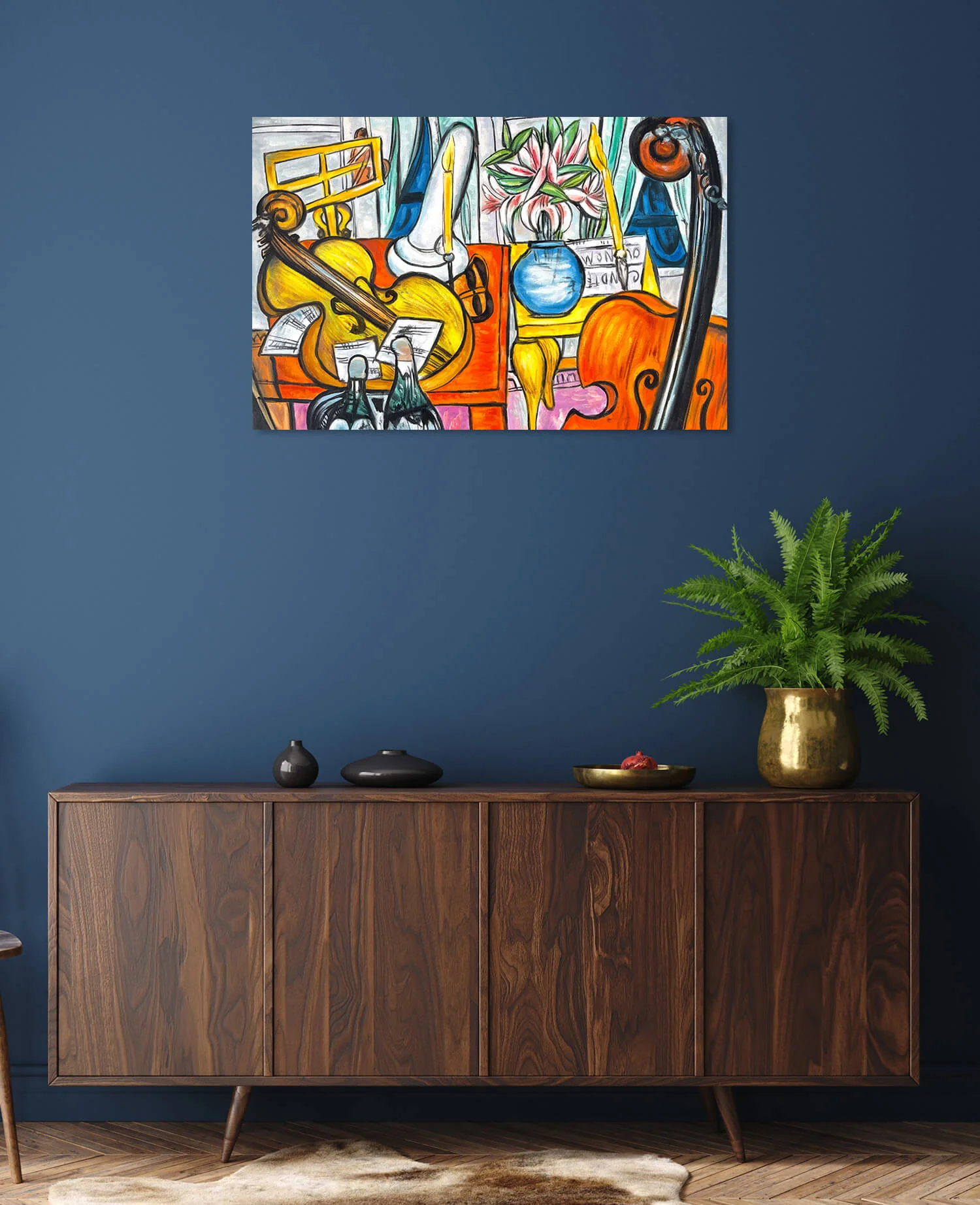 Stilleben mit Cello und Kontrabass - Max Beckmann - Image 10