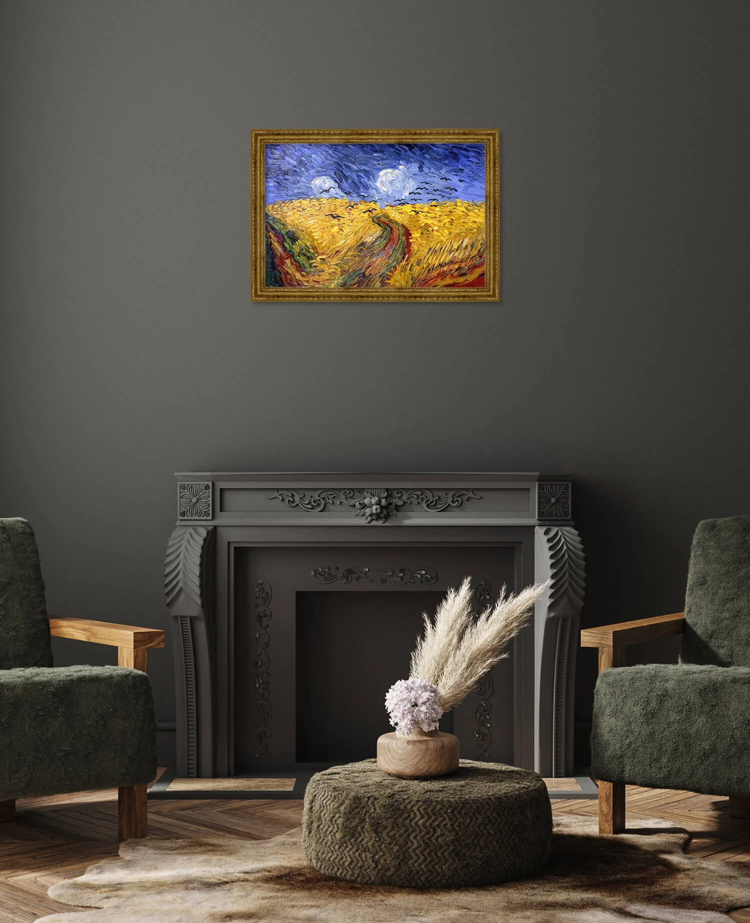 Weizenfeld mit Krähen - Vincent Van Gogh - Image 16